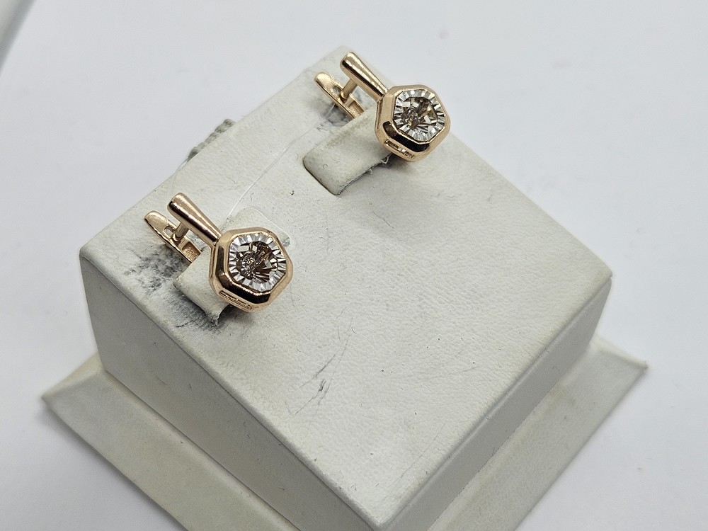 СЕРЬГИ БРИЛЛИАНТ (Au 585)