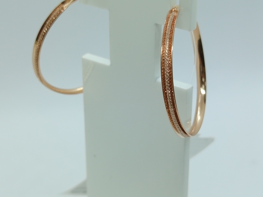 СЕРЬГИ КОНГО без камня (Au 585)