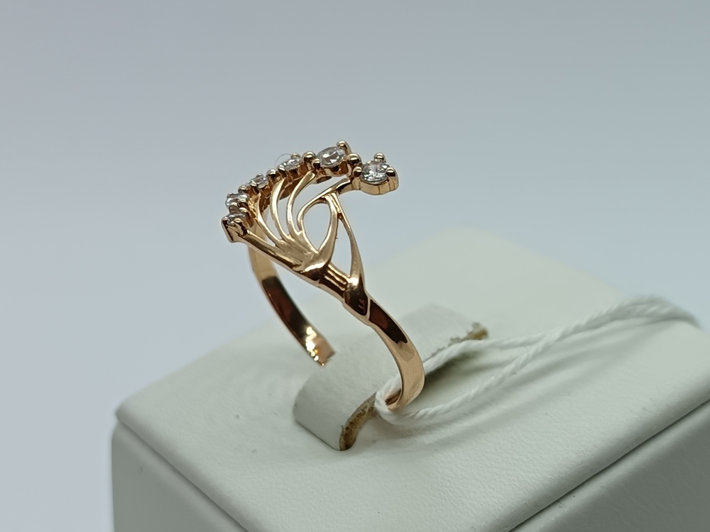 КОЛКМИ585 КОЛЬЦО С КАМНЯМИ (Au 585)