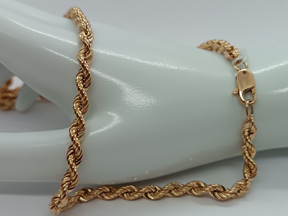 ЦЕПЬ ПОЛНОВЕСНАЯ Веревка (Au 585)