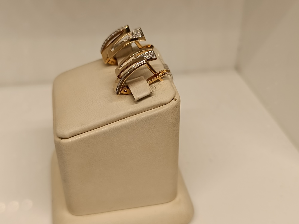 СЕРЬГИ С КАМНЯМИ (Au 585)