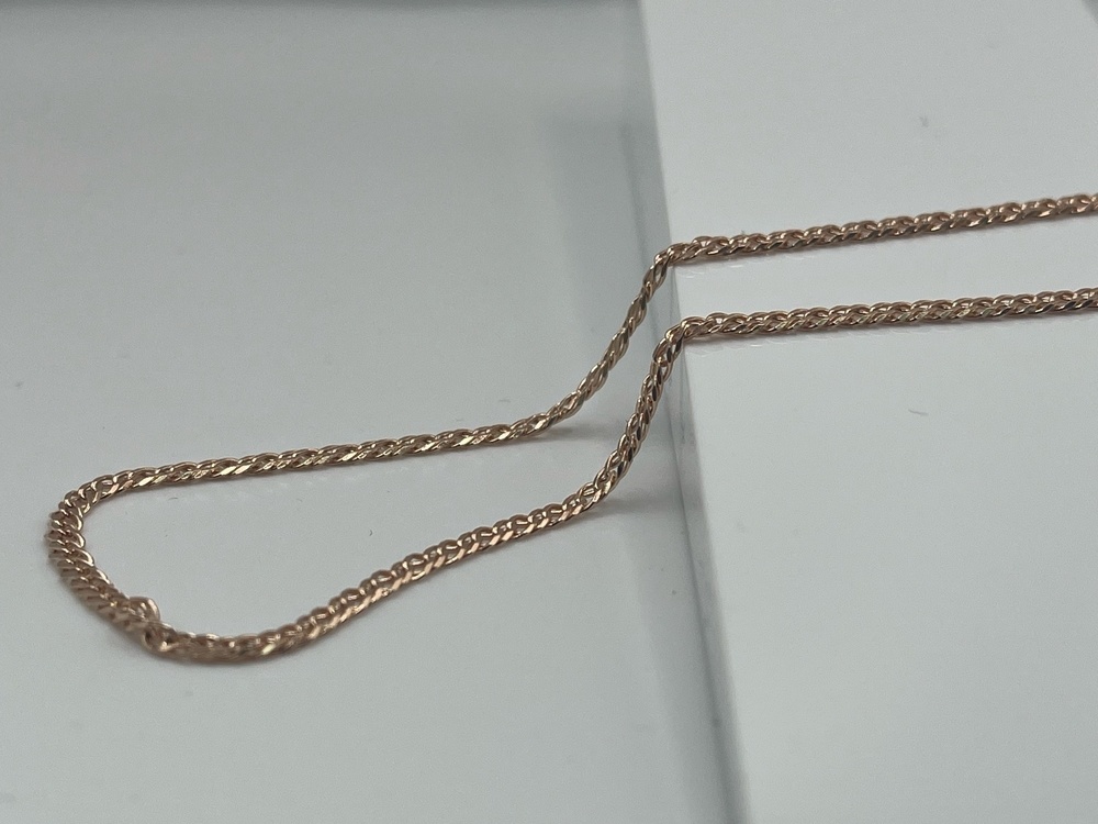 ЦЛР2585 ЦЕПЬ ПОЛНОВЕСНАЯ Ромб двойной (Au 585)