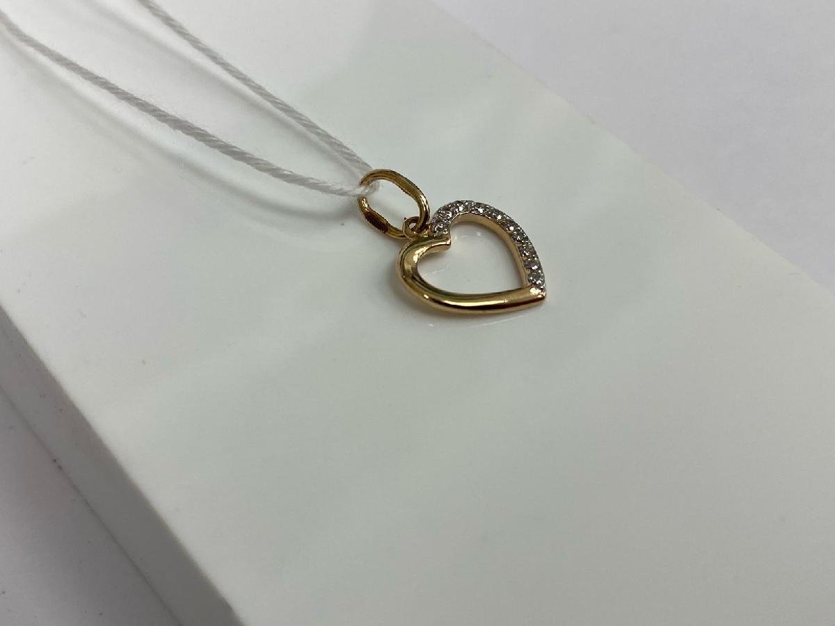 ПОДКМИ585 ПОДВЕСКА С КАМНЯМИ (Au 585)