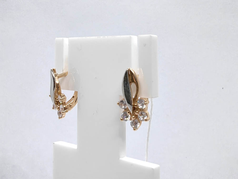 СЕРЬГИ С КАМНЯМИ (Au 585)