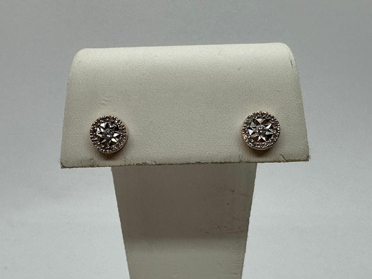 СЕРЬГИ БРИЛЛИАНТ (Au 585)