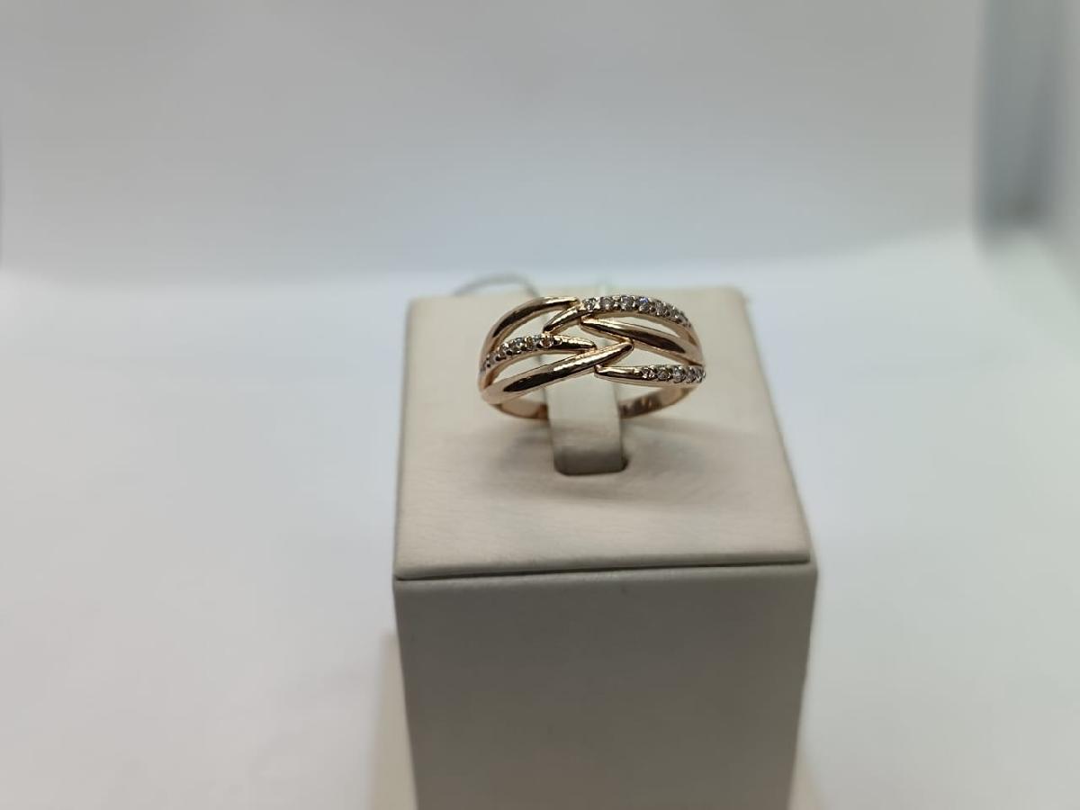 КОЛКМИ585 КОЛЬЦО С КАМНЯМИ (Au 585)