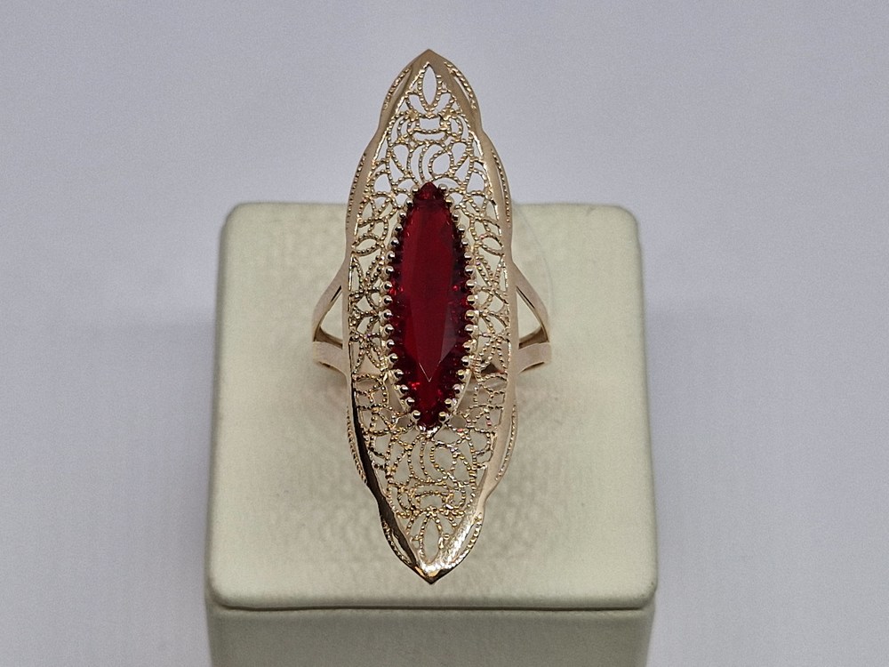 КОЛЬЦО С КАМНЕМ (Au 585)