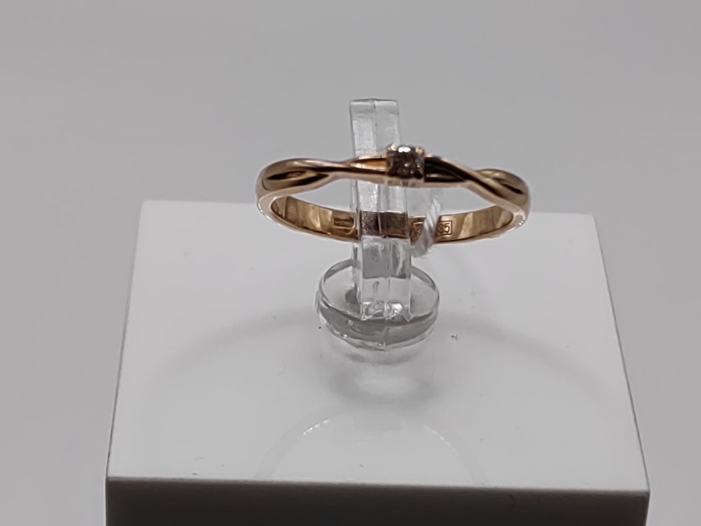 КОЛЬЦО БРИЛЛИАНТ Au 585