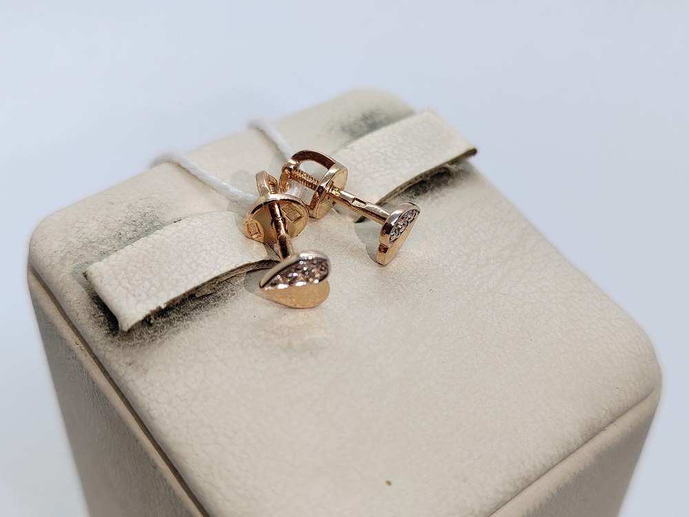 СПУС585 СЕРЬГИ ПУСЕТЫ (Au 585) СПУС585 СЕРЬГИ ПУСЕТЫ (Au 585)