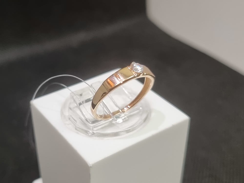 КОЛЬЦО С КАМНЕМ (Au 585)