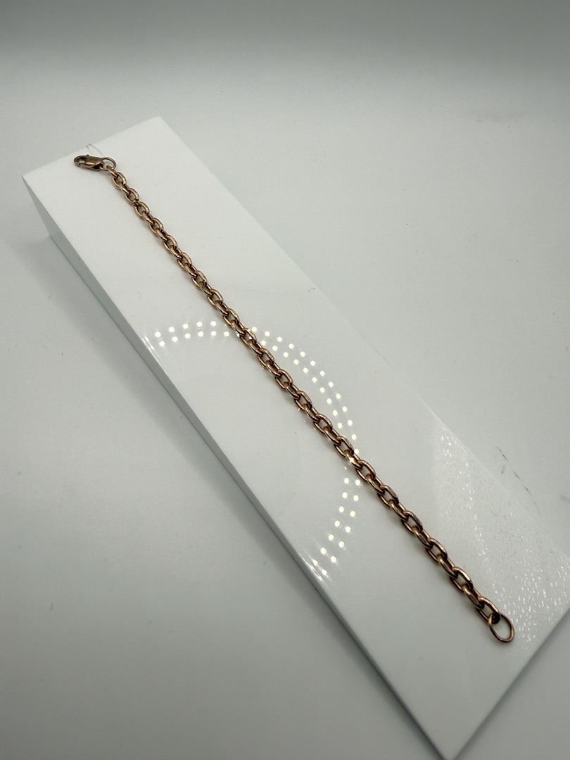 БРАСЛЕТ ПУСТОТЕЛЫЙ Бисмарк (Au 585)