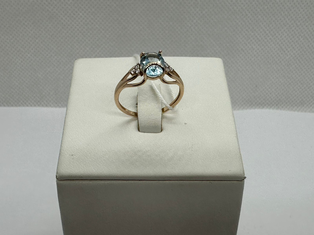 КОЛКМИ585 КОЛЬЦО С КАМНЯМИ (Au 585)