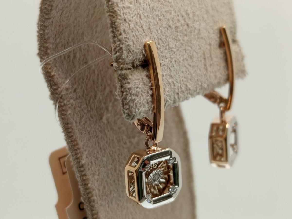 СЕРЬГИ БРИЛЛИАНТ (Au 585)