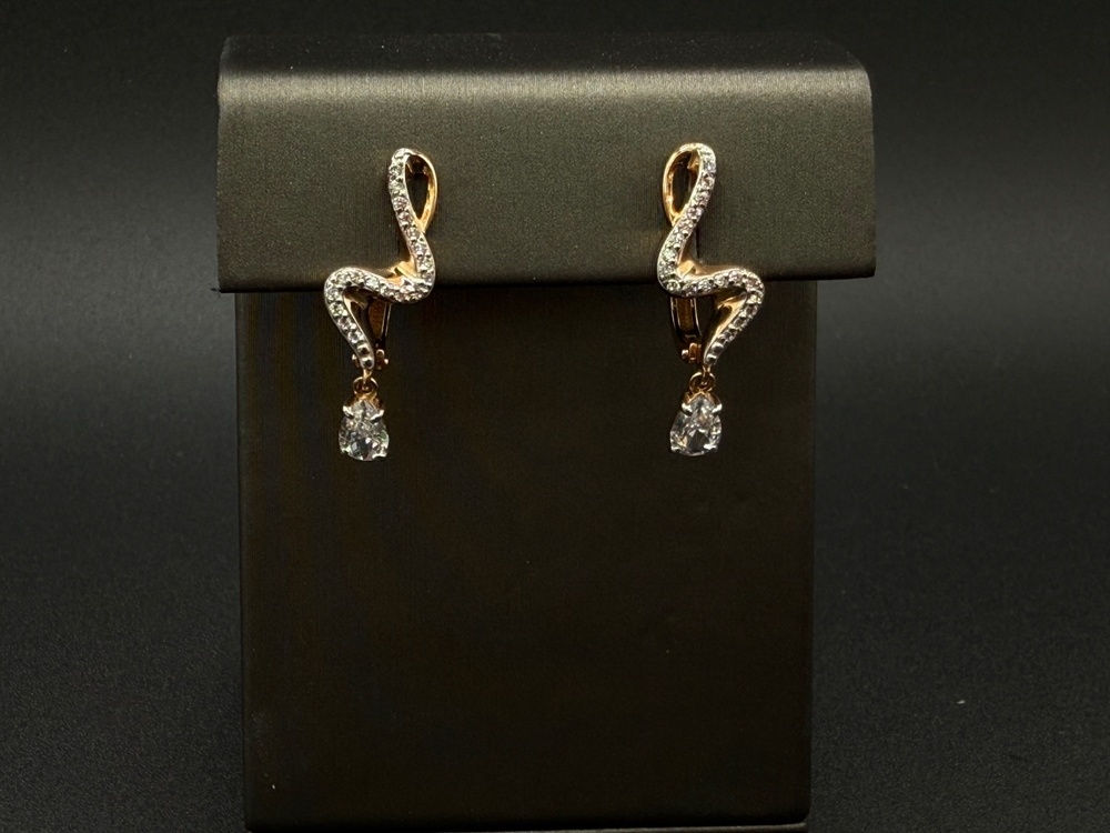 СЕРЬГИ С КАМНЯМИ (Au 585)