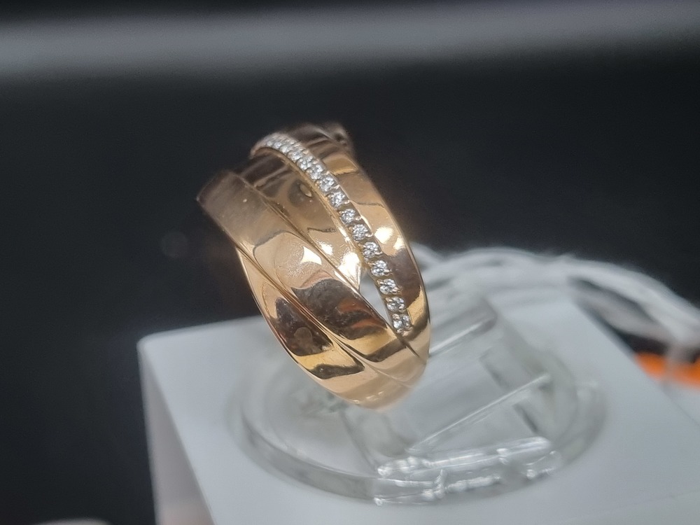 КОЛКМИ585 КОЛЬЦО С КАМНЯМИ (Au 585)