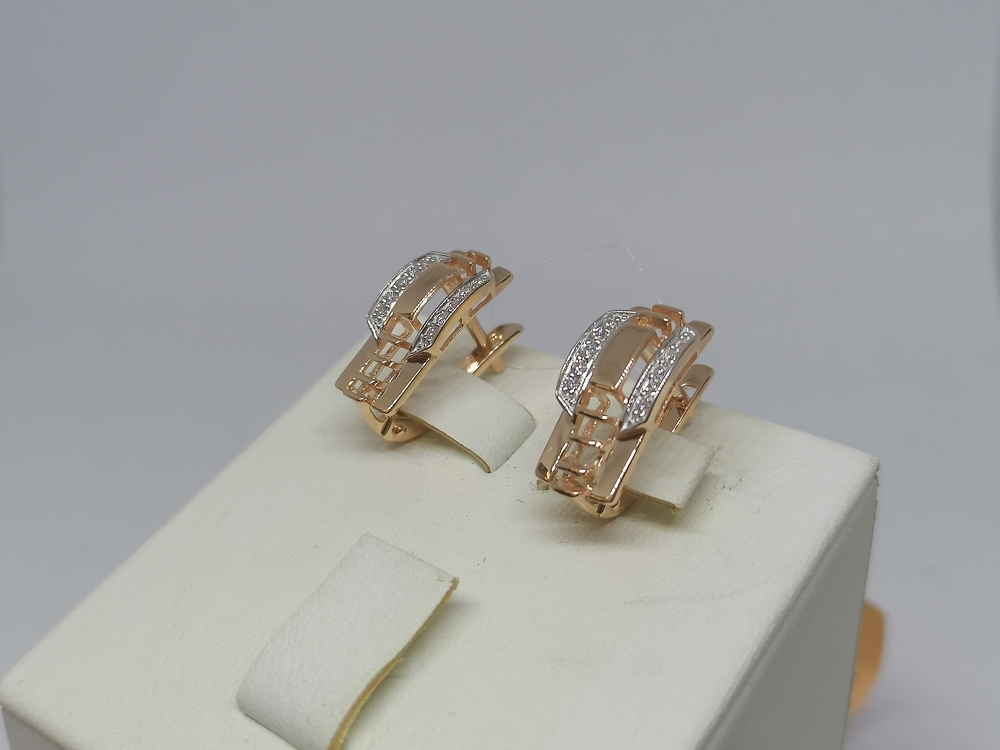 СЕРЬГИ С КАМНЯМИ (Au 585)