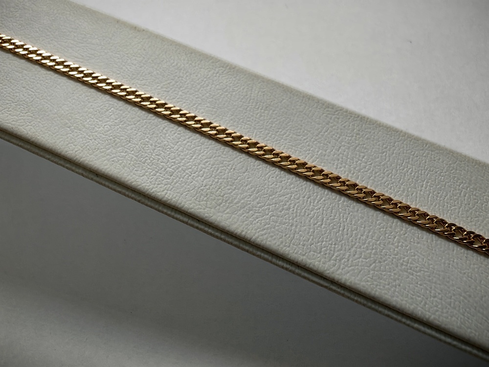 БРАСЛЕТ ПОЛНОВЕСНЫЙ Ромб двойной Au 585