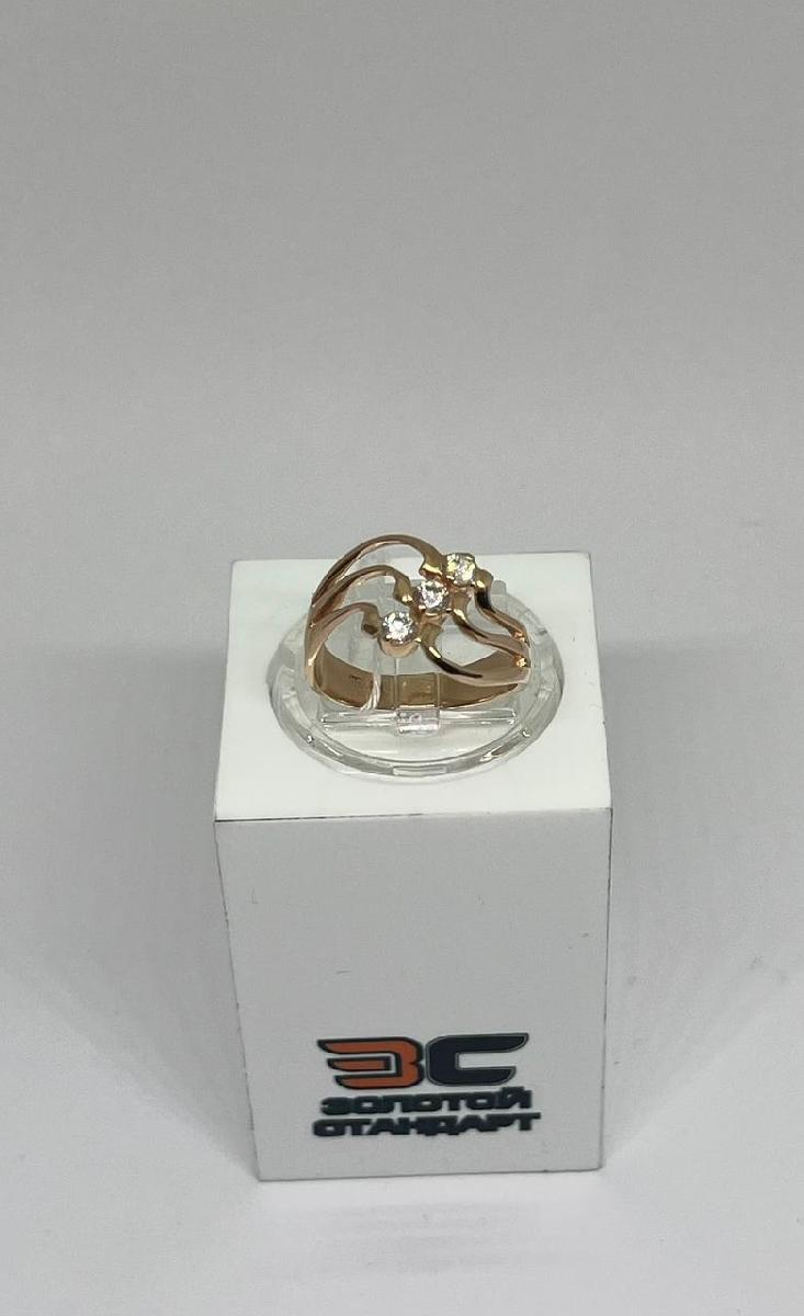 КОЛКМИ585 КОЛЬЦО С КАМНЯМИ (Au 585)