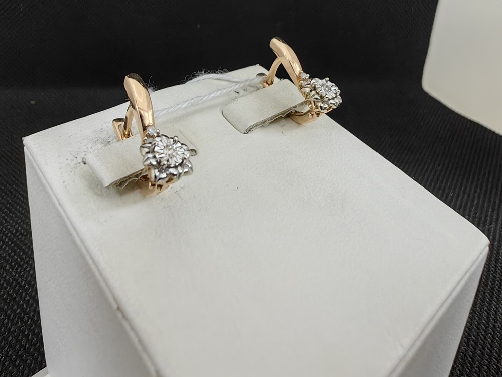 СЕРЬГИ БРИЛЛИАНТ (Au 585)