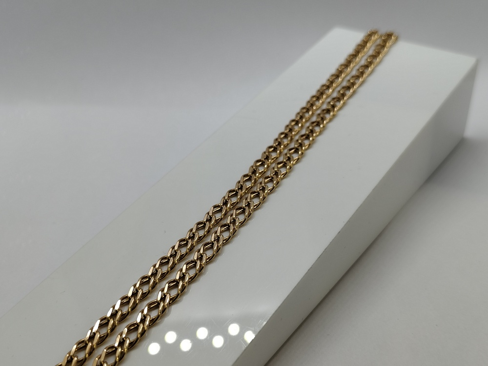 ЦПР2585 ЦЕПЬ ПУСТОТЕЛАЯ Ромб двойной (Au 585)