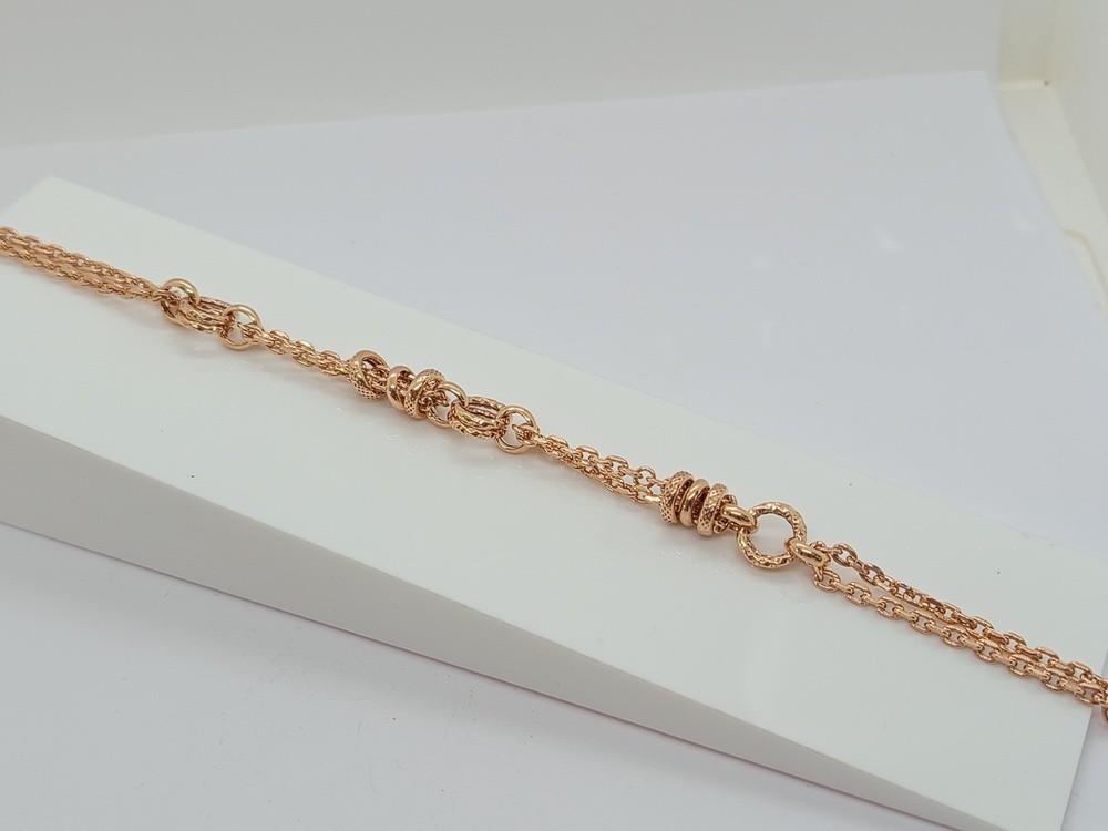 Т-16133 БРАСЛЕТ ФАНТАЗИЯ без камня (Au 585)