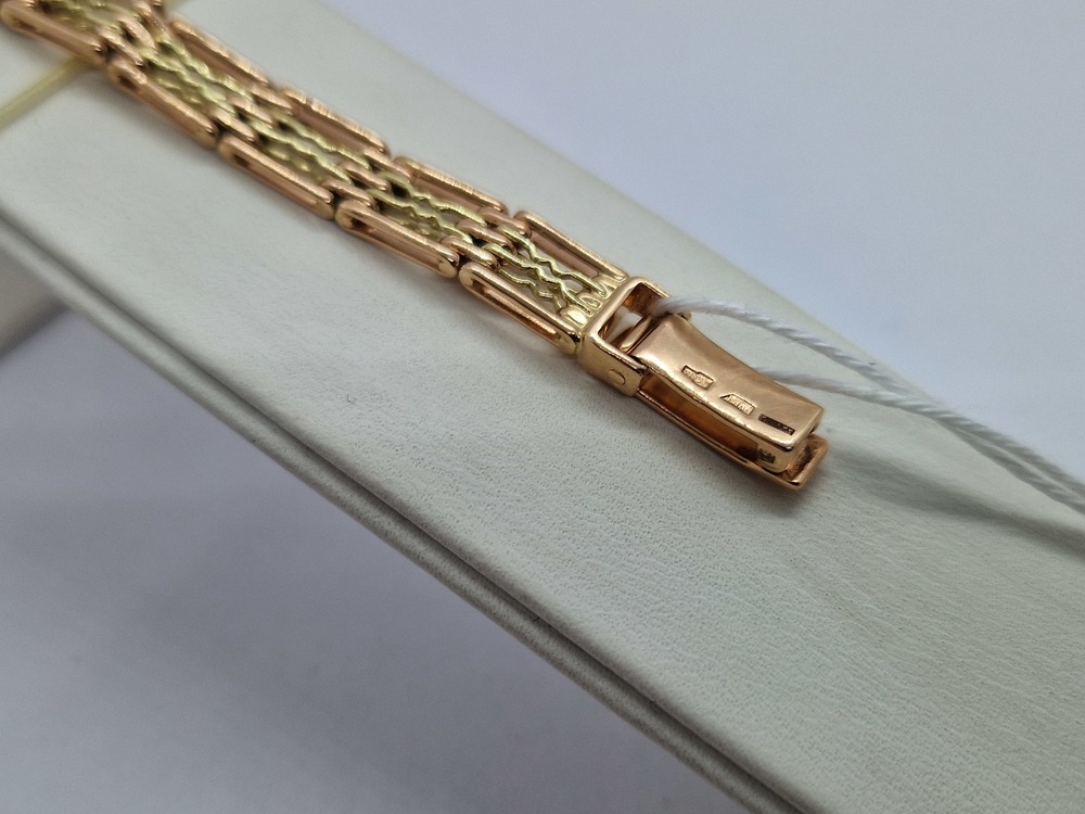 БРАСЛЕТ ПОЛНОВЕСНЫЙ Фантазия Au 585