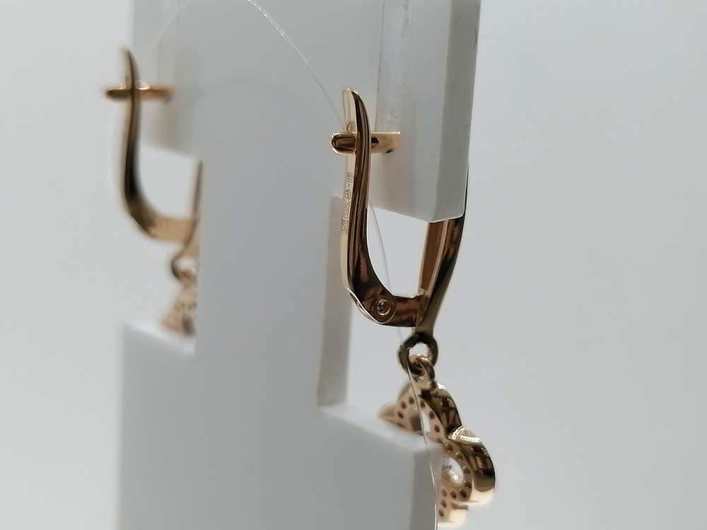 СЕРЬГИ С КАМНЯМИ (Au 585)