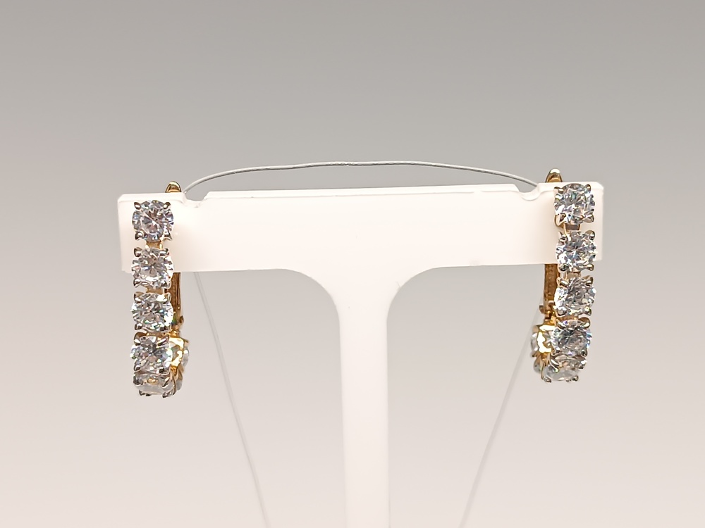 СЕРЬГИ С КАМНЯМИ (Au 585)