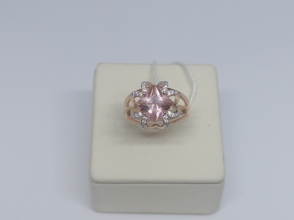 КОЛКМИ585 КОЛЬЦО С КАМНЯМИ (Au 585)