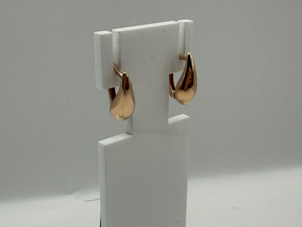 СЕРЬГИ БЕЗ КАМНЯ (Au 585)