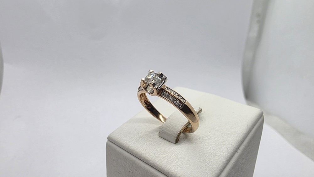 КОЛЬЦО БРИЛЛИАНТ Au 585