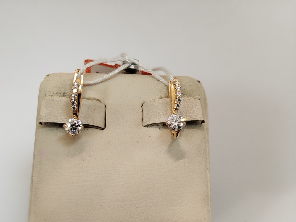 СЕРЬГИ С КАМНЯМИ (Au 585)