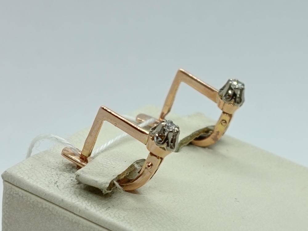 СЕРЬГИ БРИЛЛИАНТ (Au 585)