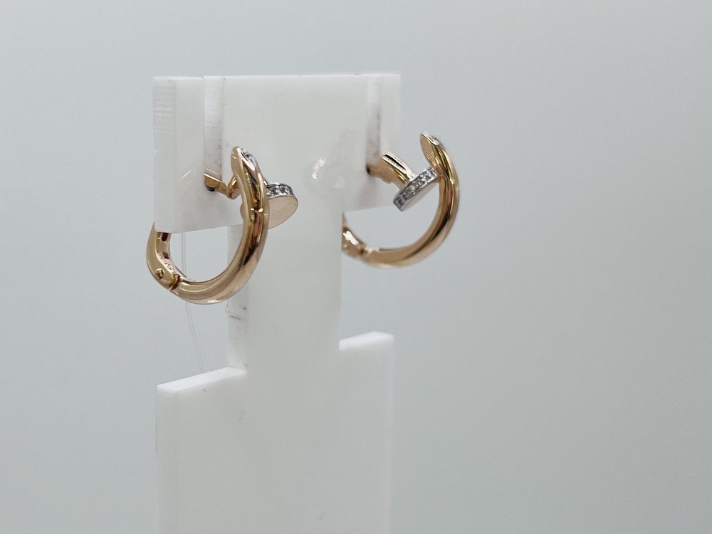 СЕРЬГИ С КАМНЯМИ (Au 585)