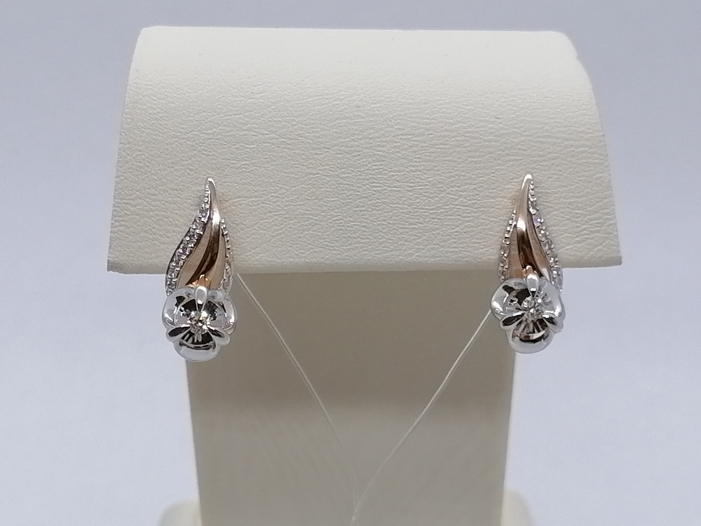 СЕРЬГИ БРИЛЛИАНТ (Au 585)