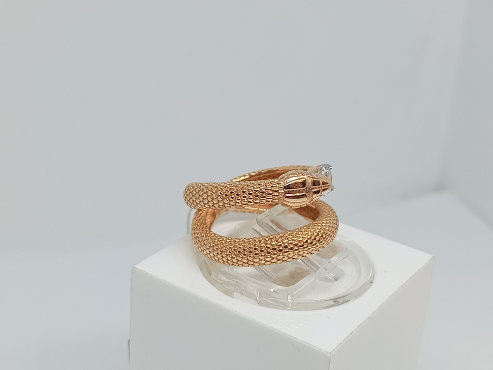 КОЛЬЦО С КАМНЯМИ (Au 585)