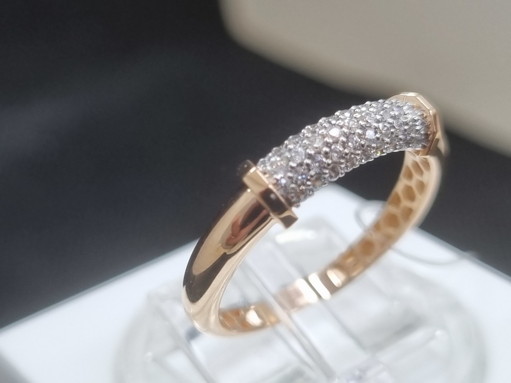 КОЛЬЦО С КАМНЯМИ (Au 585)