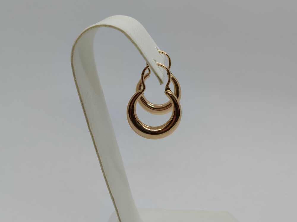 СБКМ583 СЕРЬГИ БЕЗ КАМНЯ (Au 583)