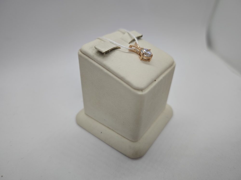 ПОДКМ585 ПОДВЕСКА С КАМНЕМ (Au 585)