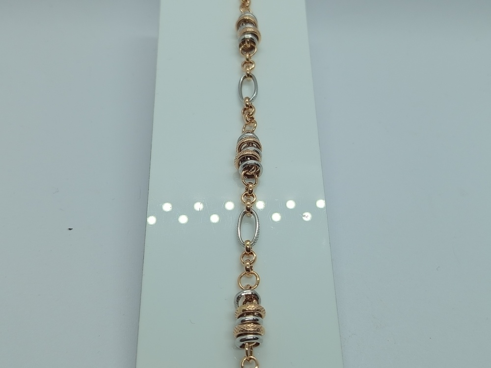 Т-26115 БРАСЛЕТ ФАНТАЗИЯ без камня (Au 585)