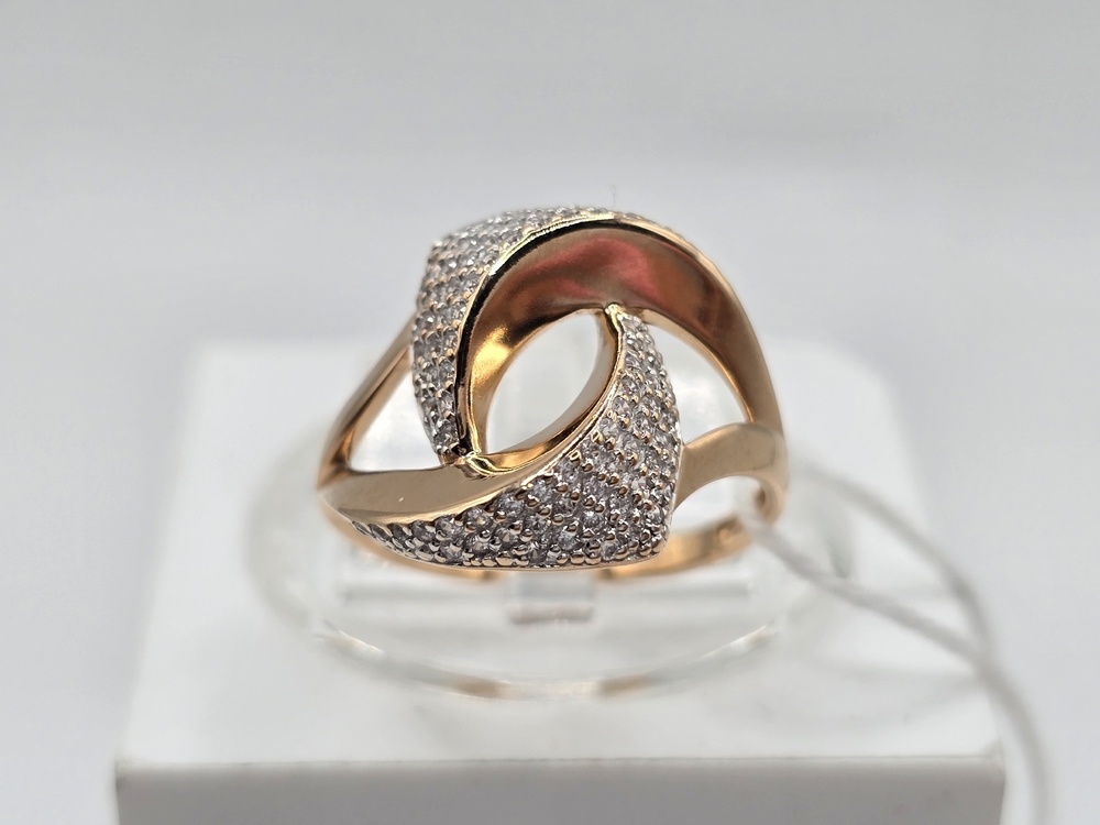 КОЛКМИ585 КОЛЬЦО С КАМНЯМИ (Au 585)