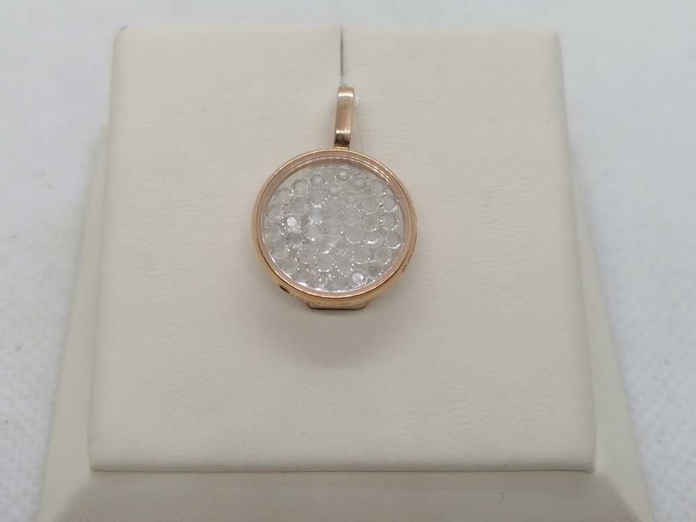 ПОДКМИ585 ПОДВЕСКА С КАМНЯМИ (Au 585)