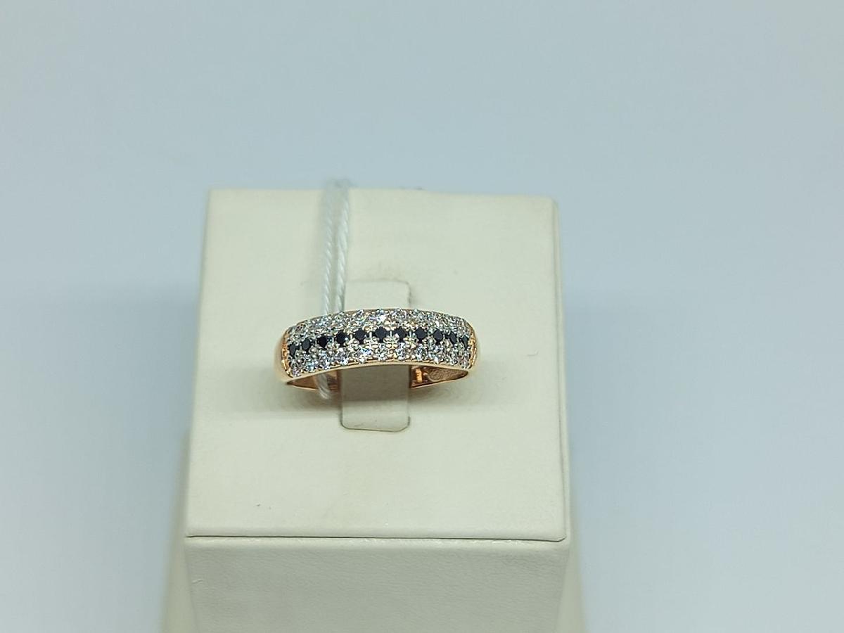 КОЛКМИ585 КОЛЬЦО С КАМНЯМИ (Au 585)