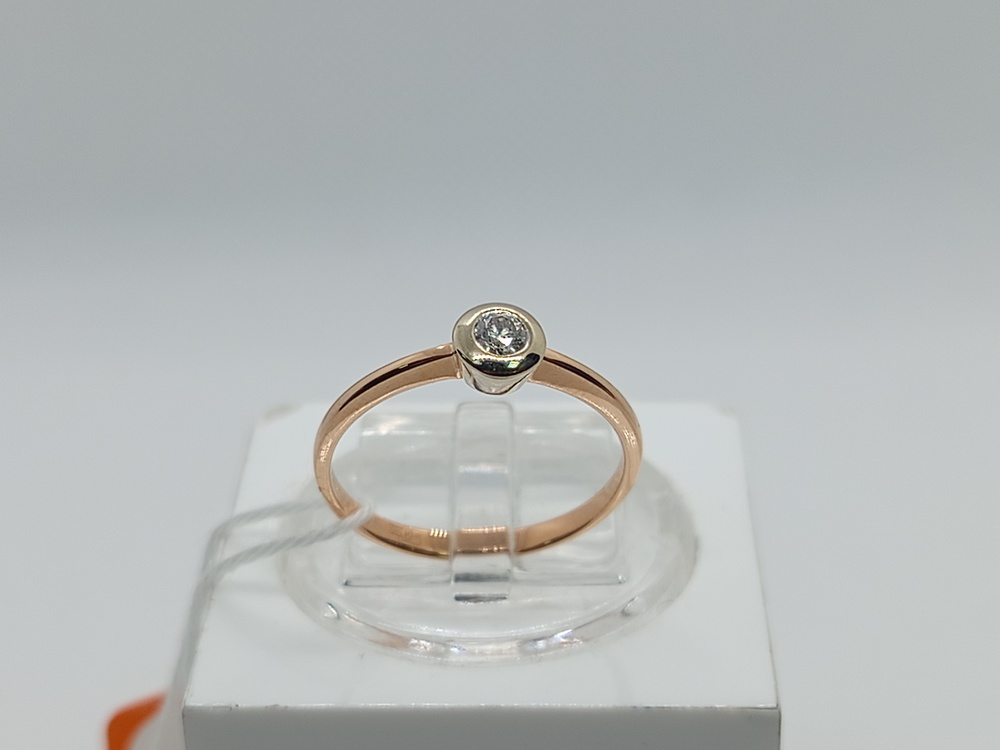 КОЛЬЦО БРИЛЛИАНТ Au 585