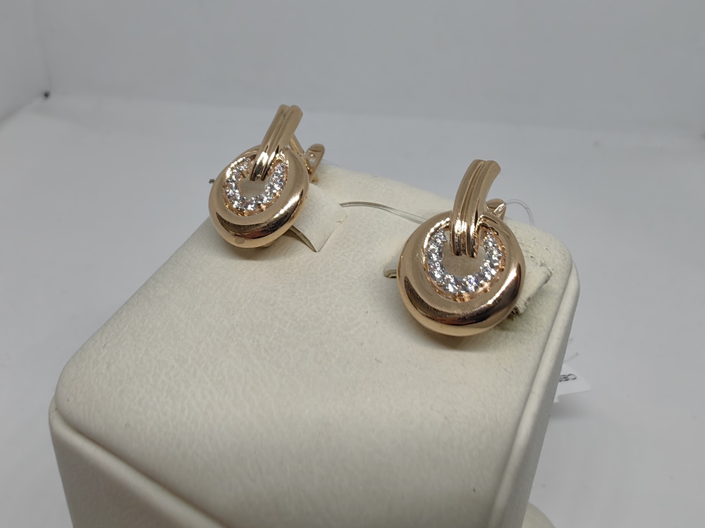 СЕРЬГИ С КАМНЯМИ (Au 585)