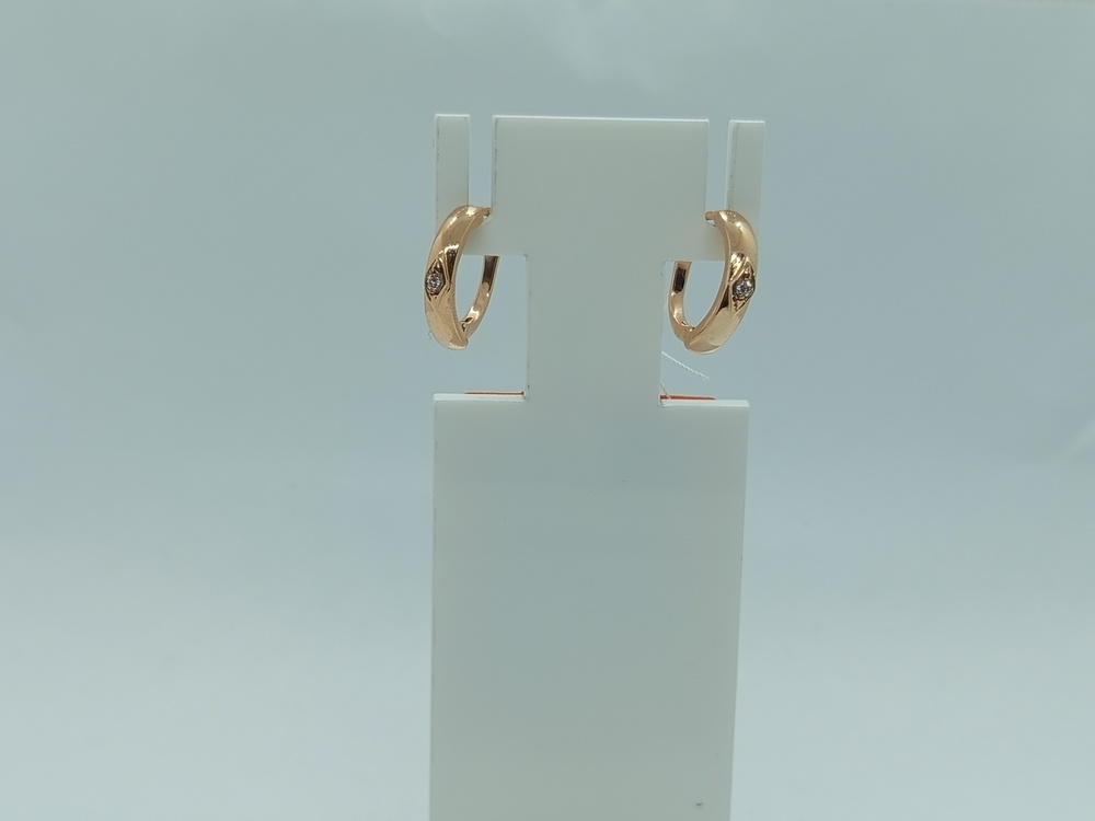 СЕРЬГИ С КАМНЕМ (Au 585)