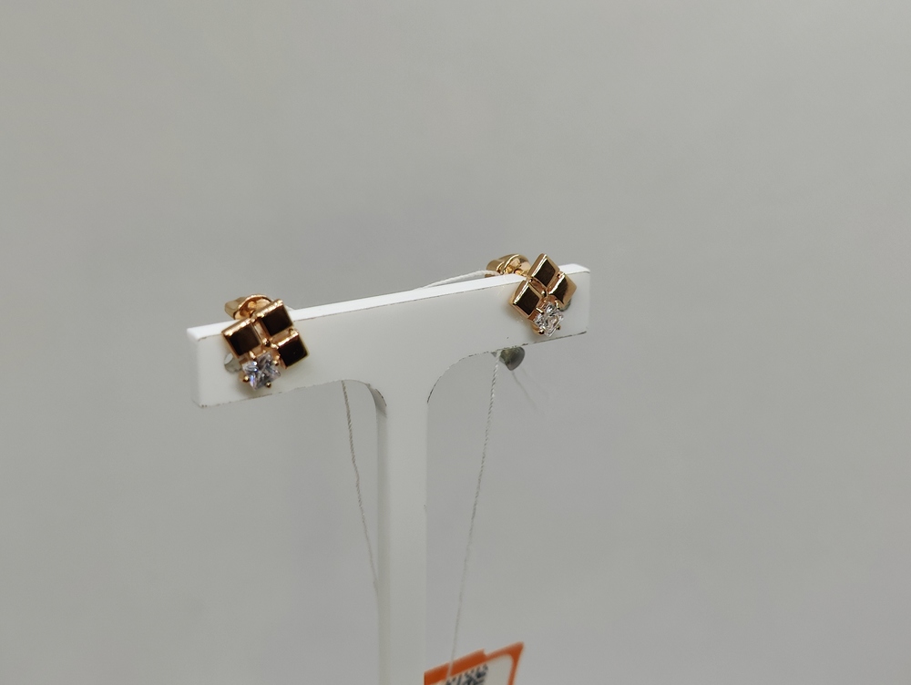 СПУС585 СЕРЬГИ ПУСЕТЫ (Au 585)