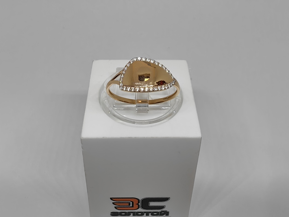 КОЛЬЦО С КАМНЯМИ (Au 585)