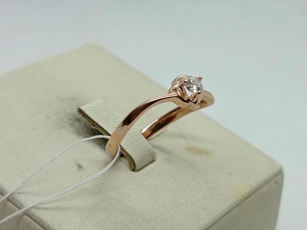 КОЛЬЦО БРИЛЛИАНТ Au 585