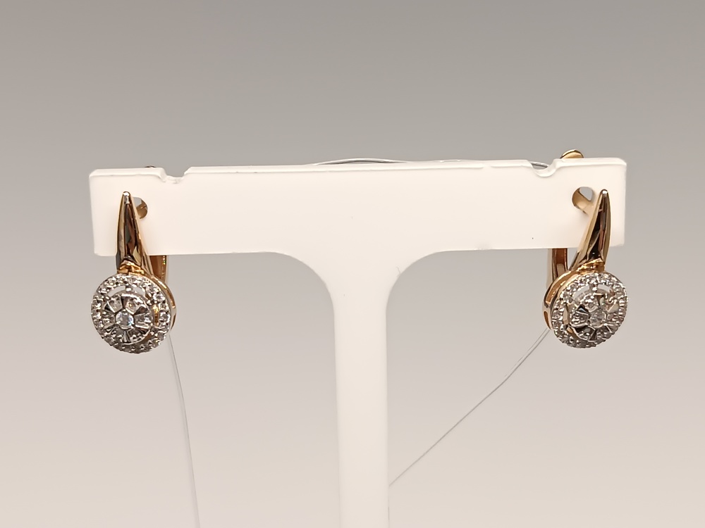 СЕРЬГИ С КАМНЯМИ (Au 585)